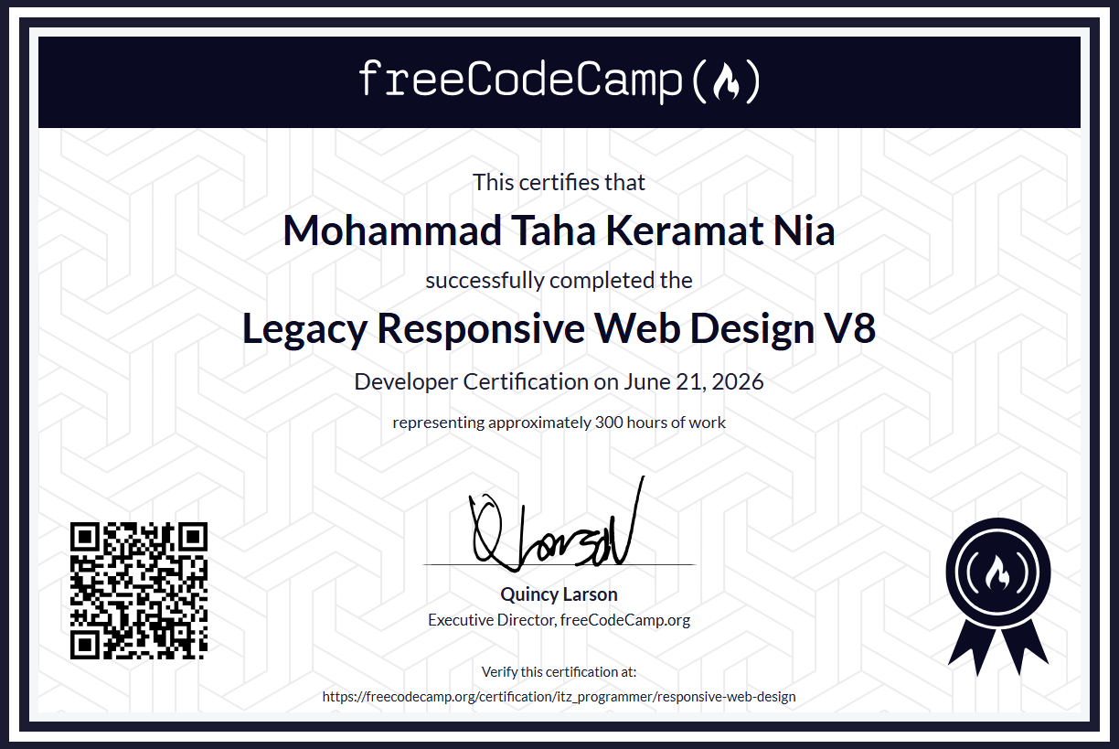 Responsive Web Design V8