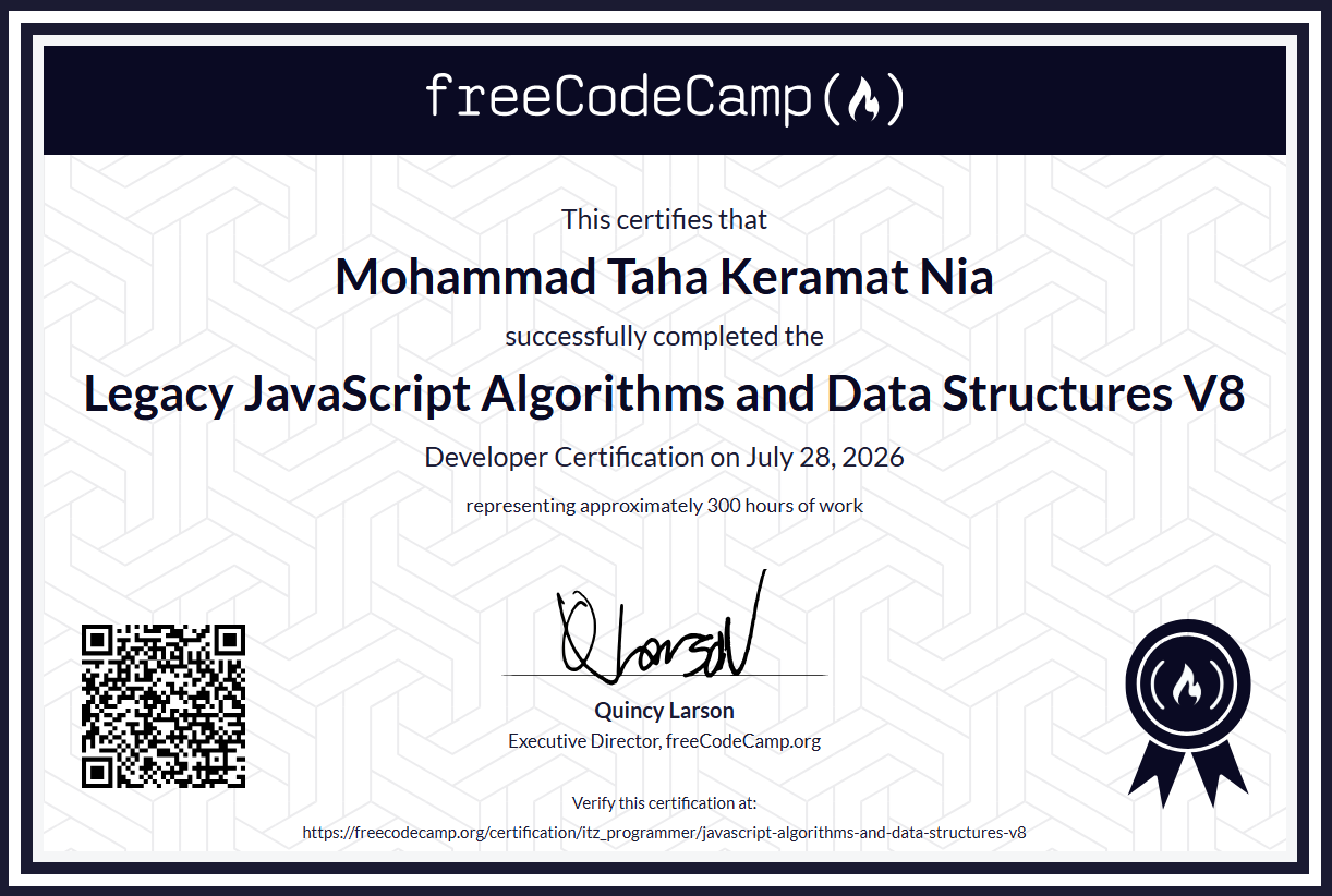 JavaScript Algorithms And Data Structures V8